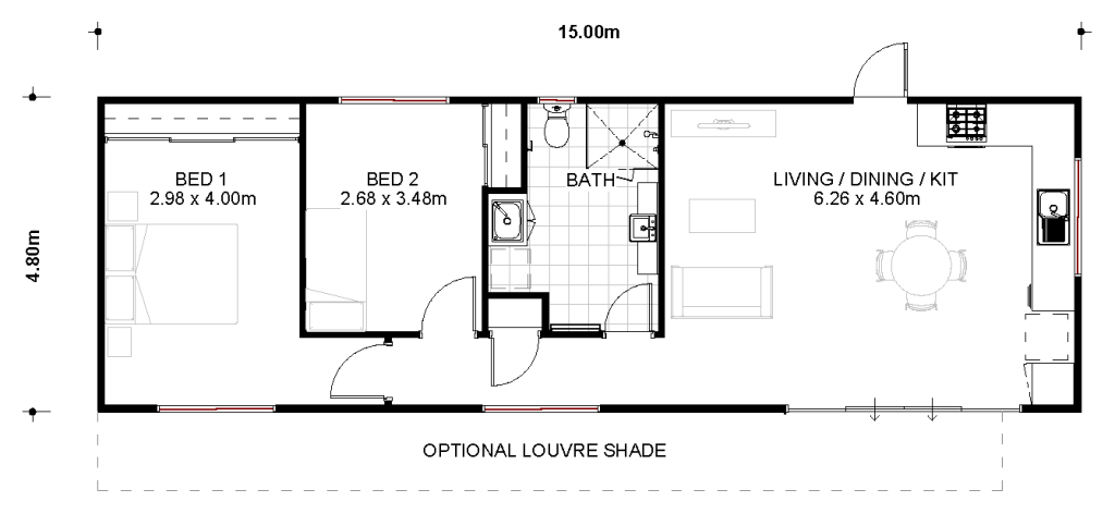 3 Augusta Floorplan 2x1 RevA AUGUSTA 7