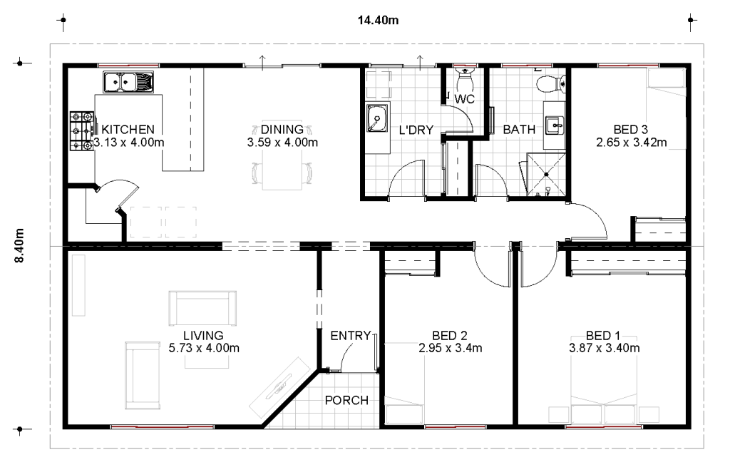 6 Kalgan Floorplan 3x1 RevA KALGAN 3